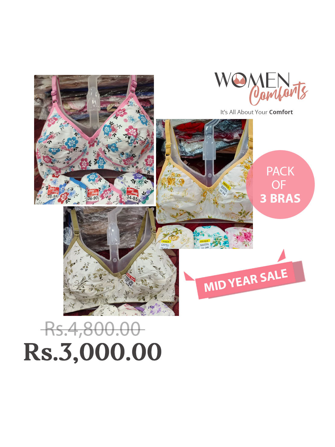 Summer Bras - Cotton Bras