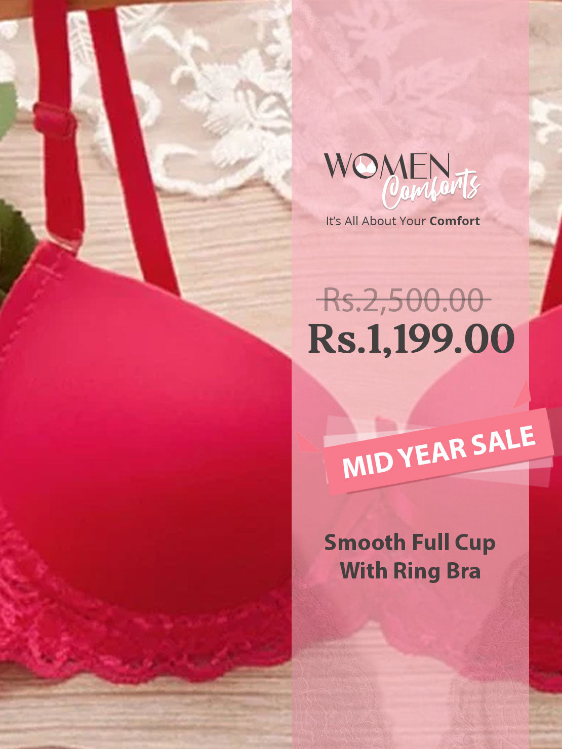 Smooth Full Cup With Ring Bra