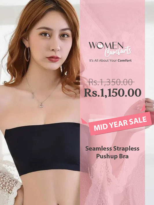 Seamless Strapless Pushup Bra - E604