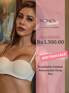 Breathable Padded Removeable Strap Bra - 427