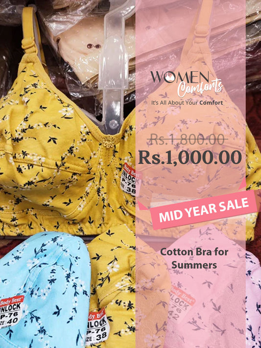 Cotton Bra for Summers