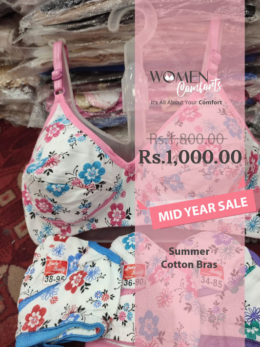 Summer Bras - Cotton Bras