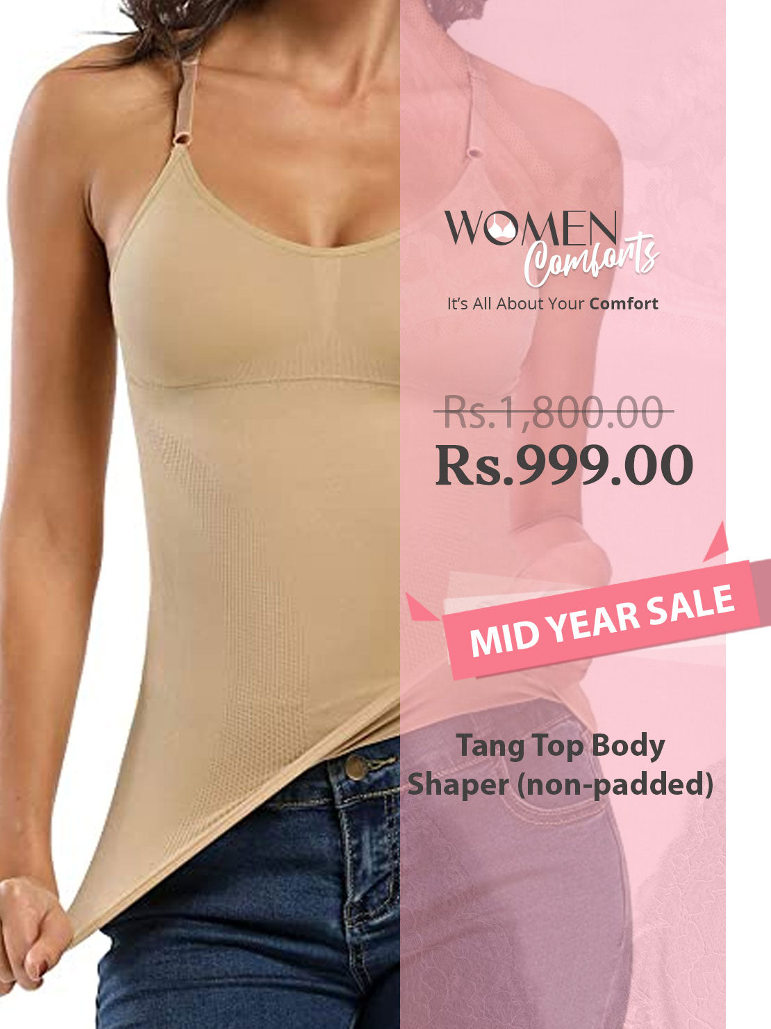 Tang Top Body Shaper (non-padded)
