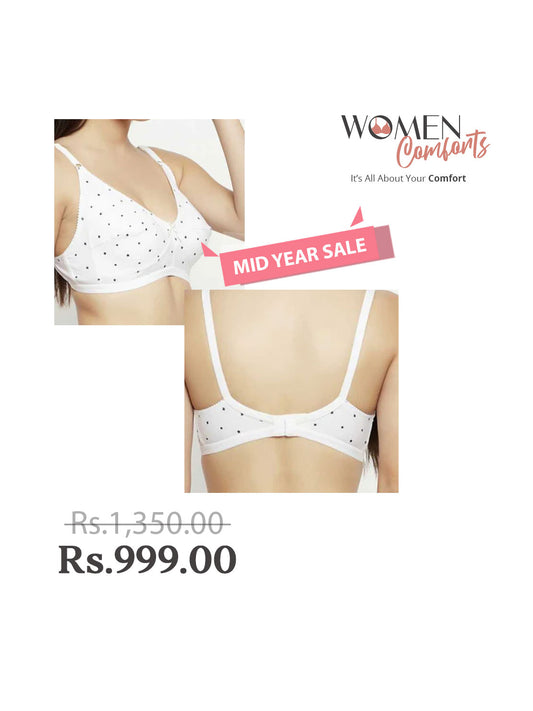 Galaxy Star Printed Cotton Bra