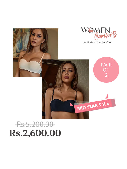 Breathable Padded Removeable Strap Bra - 427