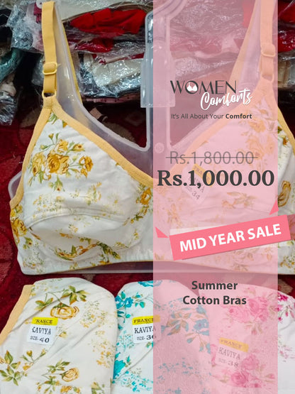 Summer Bras - Cotton Bras