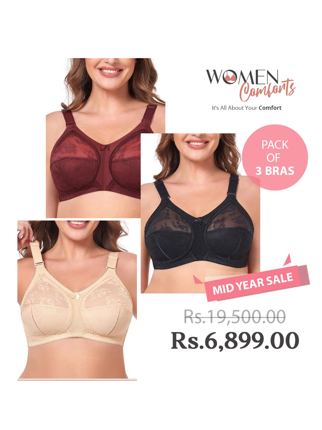 Triumph Doreen - Pack of 3