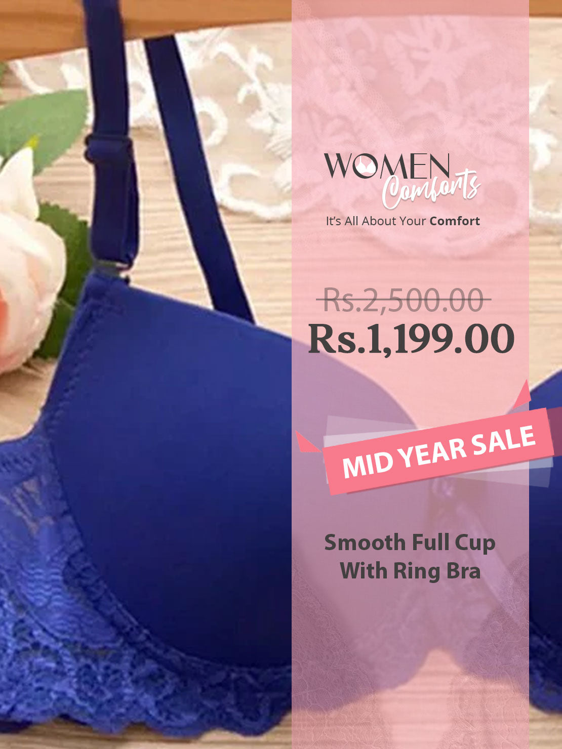 Smooth Full Cup With Ring Bra