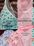 Cotton Bra for Summers