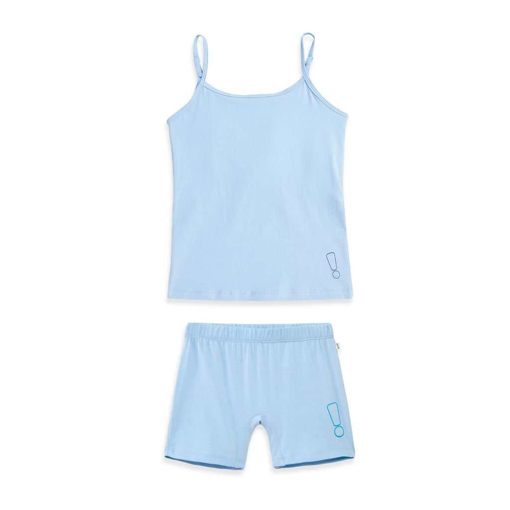 Blue Inner Shorts & Padded Camisole Set