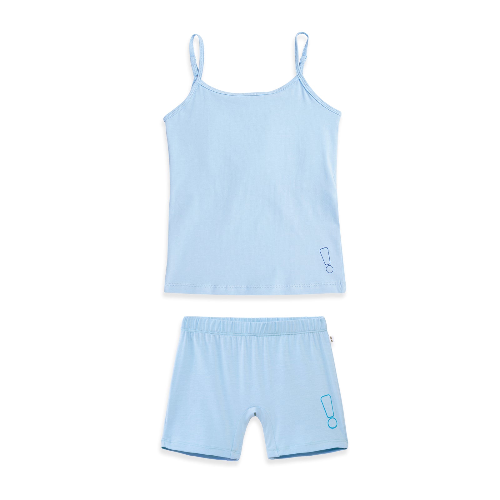 Blue Inner Shorts & Padded Camisole Set