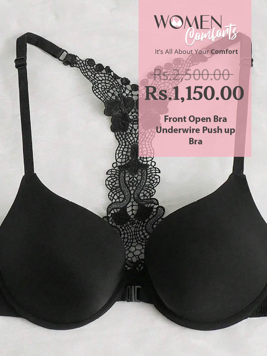 Front Open Bra Underwire Push up Bra
