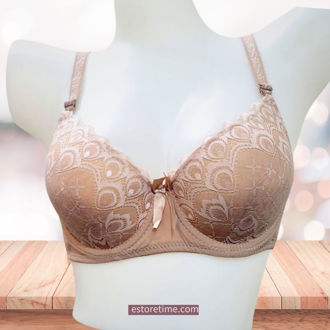 Double Padded Plunge Push-Up Bra - 5046