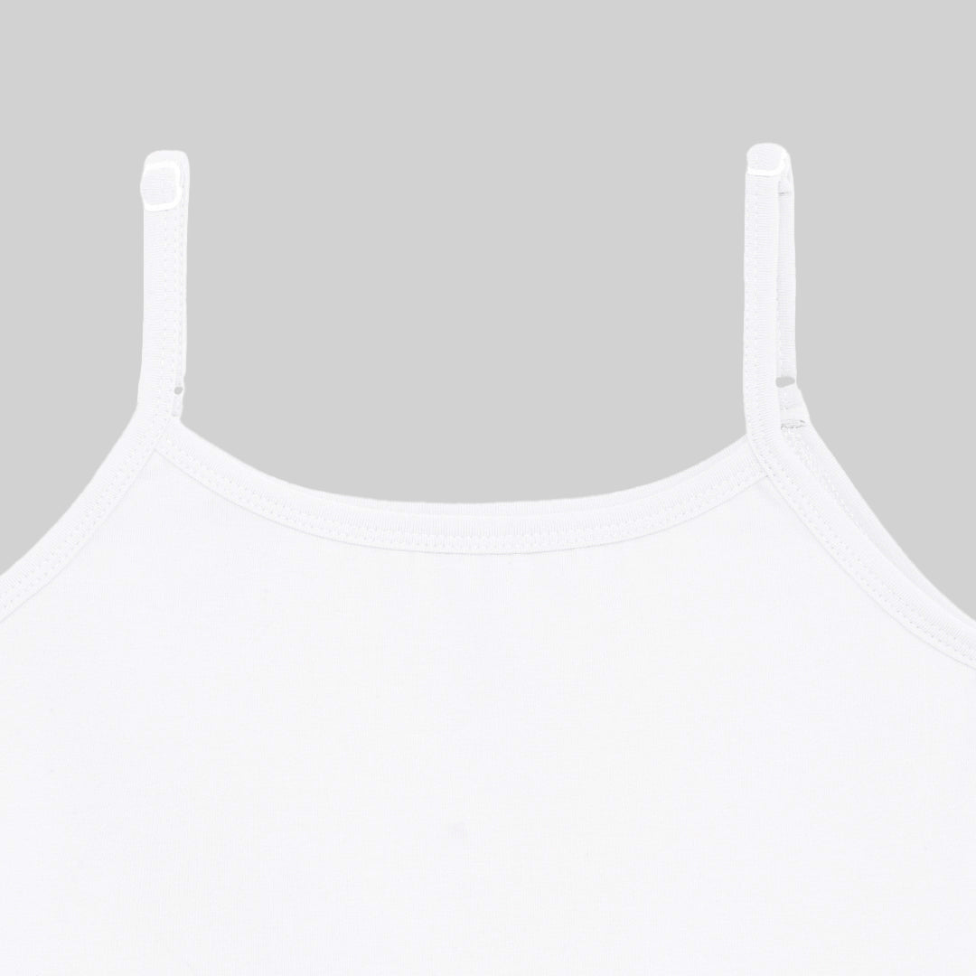 White Inner Shorts & Padded Camisole Set