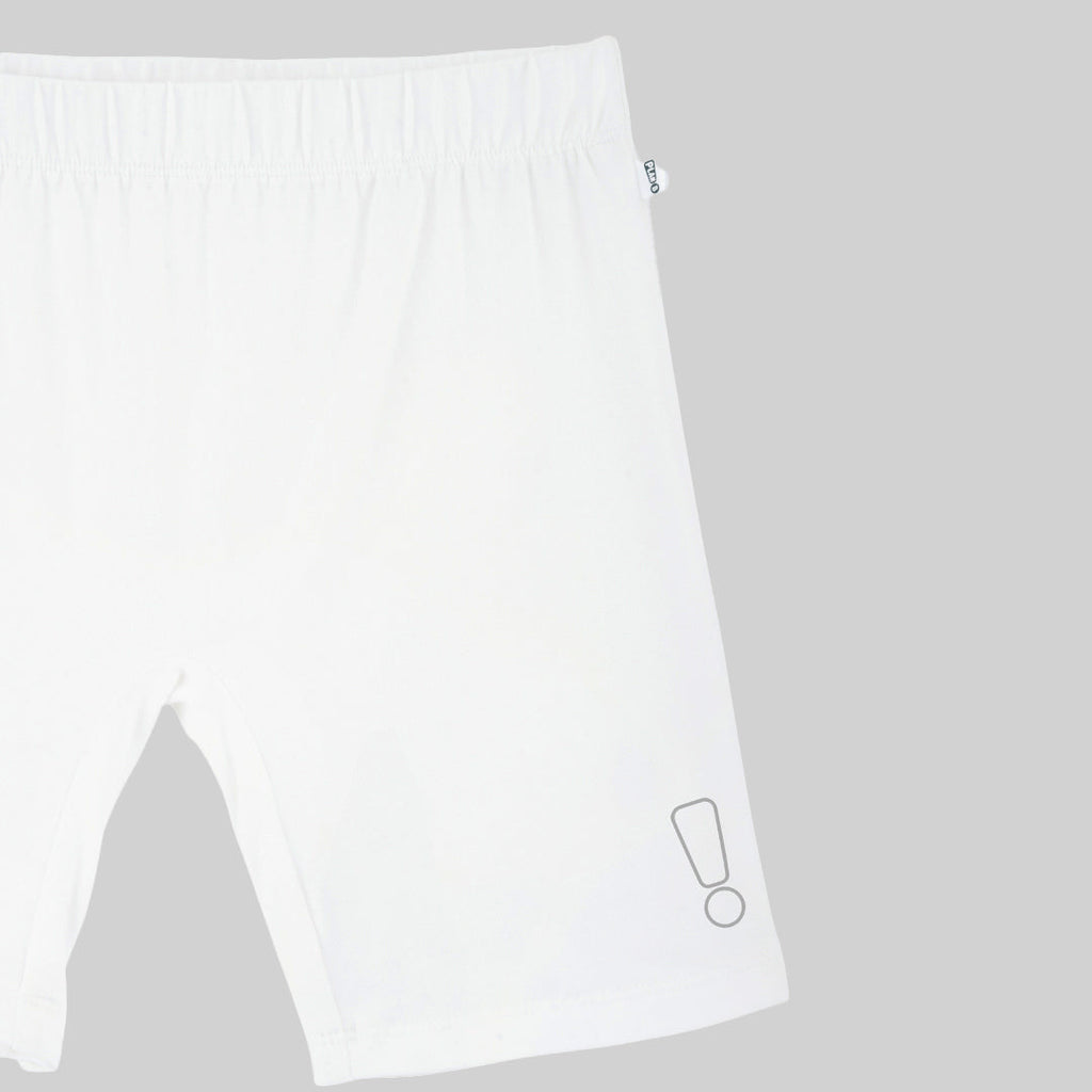 White Inner Shorts & cotton Camisole Set