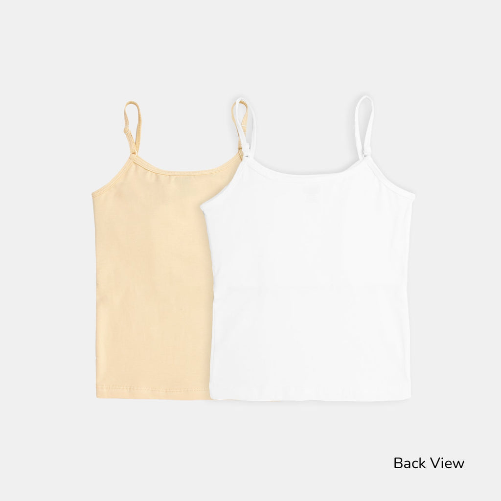 White & Skin 2-Pack cotton Camisoles