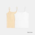 White & Skin 2-Pack cotton Camisoles