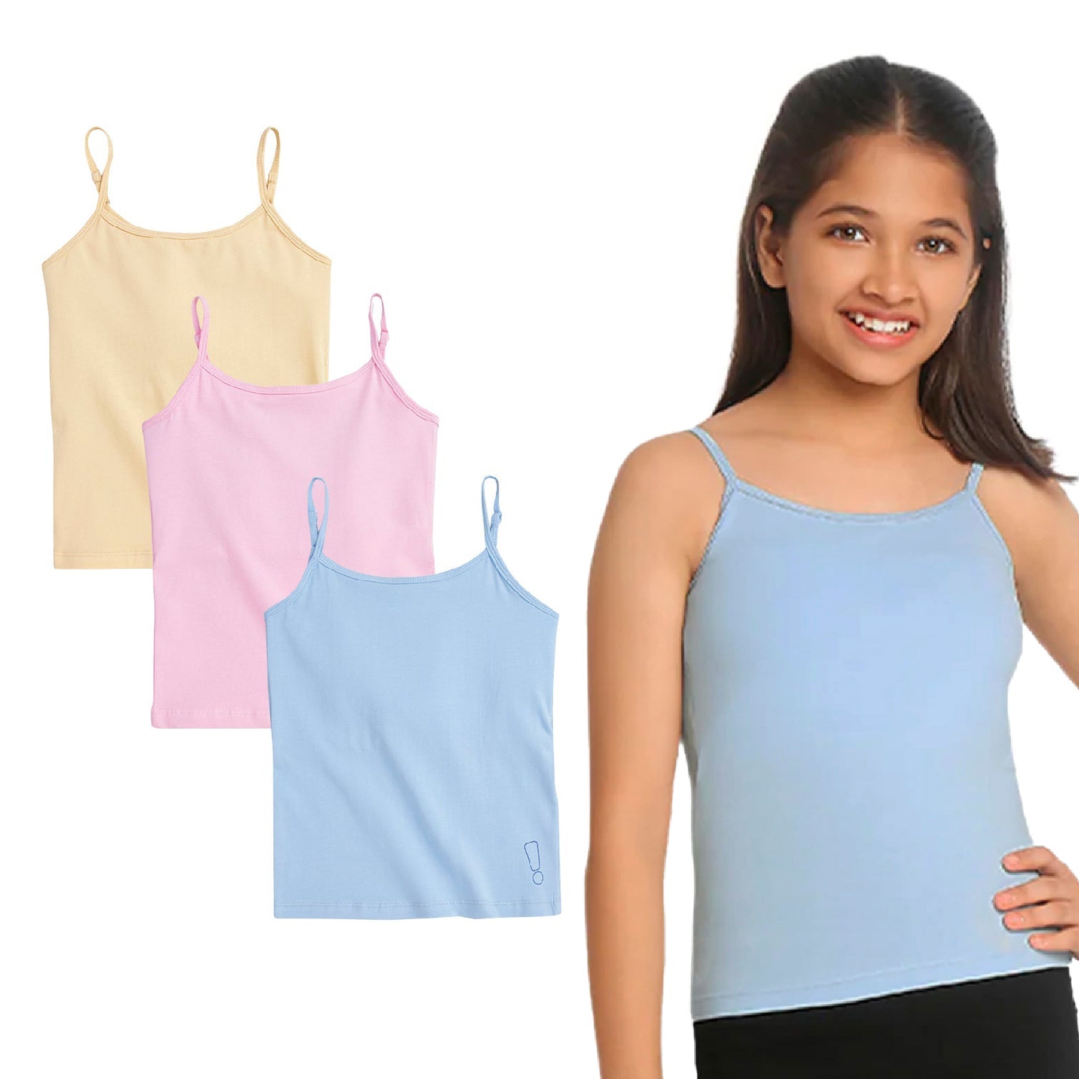 ColourPop 3-Pack Padded Camisoles