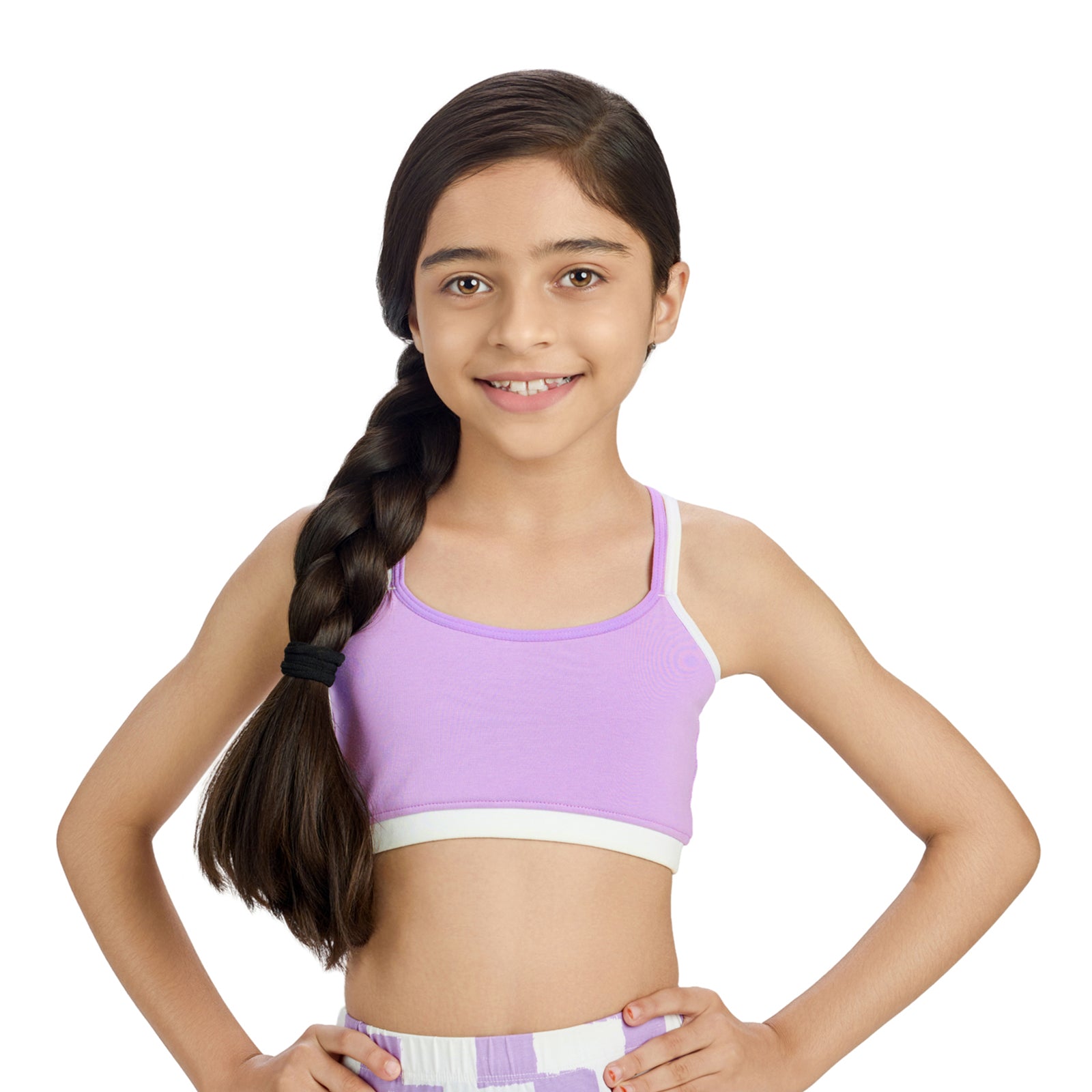 Lavender Dual Strap Training Bra