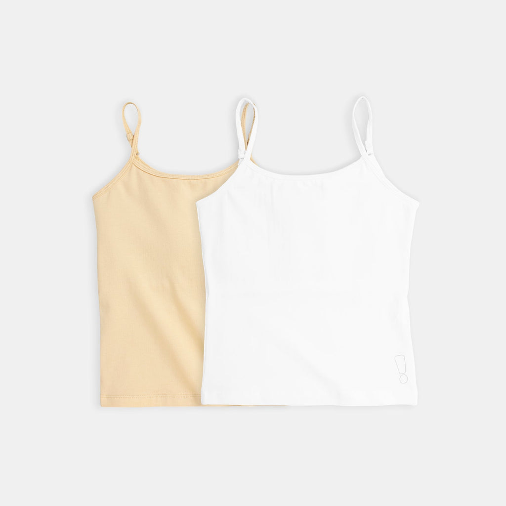 White & Skin 2-Pack cotton Camisoles