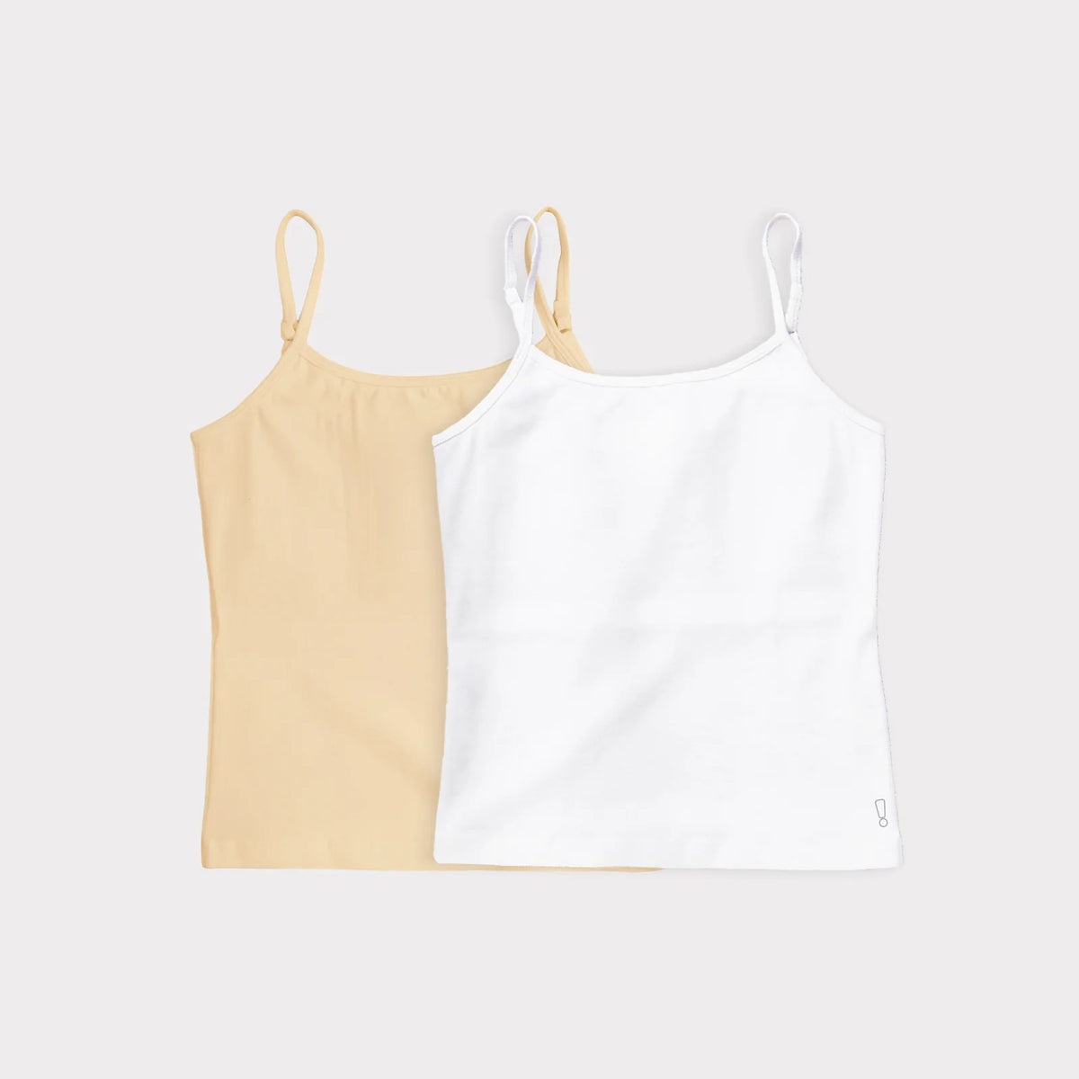 White & Skin 2-Pack Padded Camisoles
