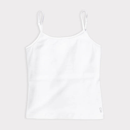 Girls' Padded Camisole – White, Black & Skin