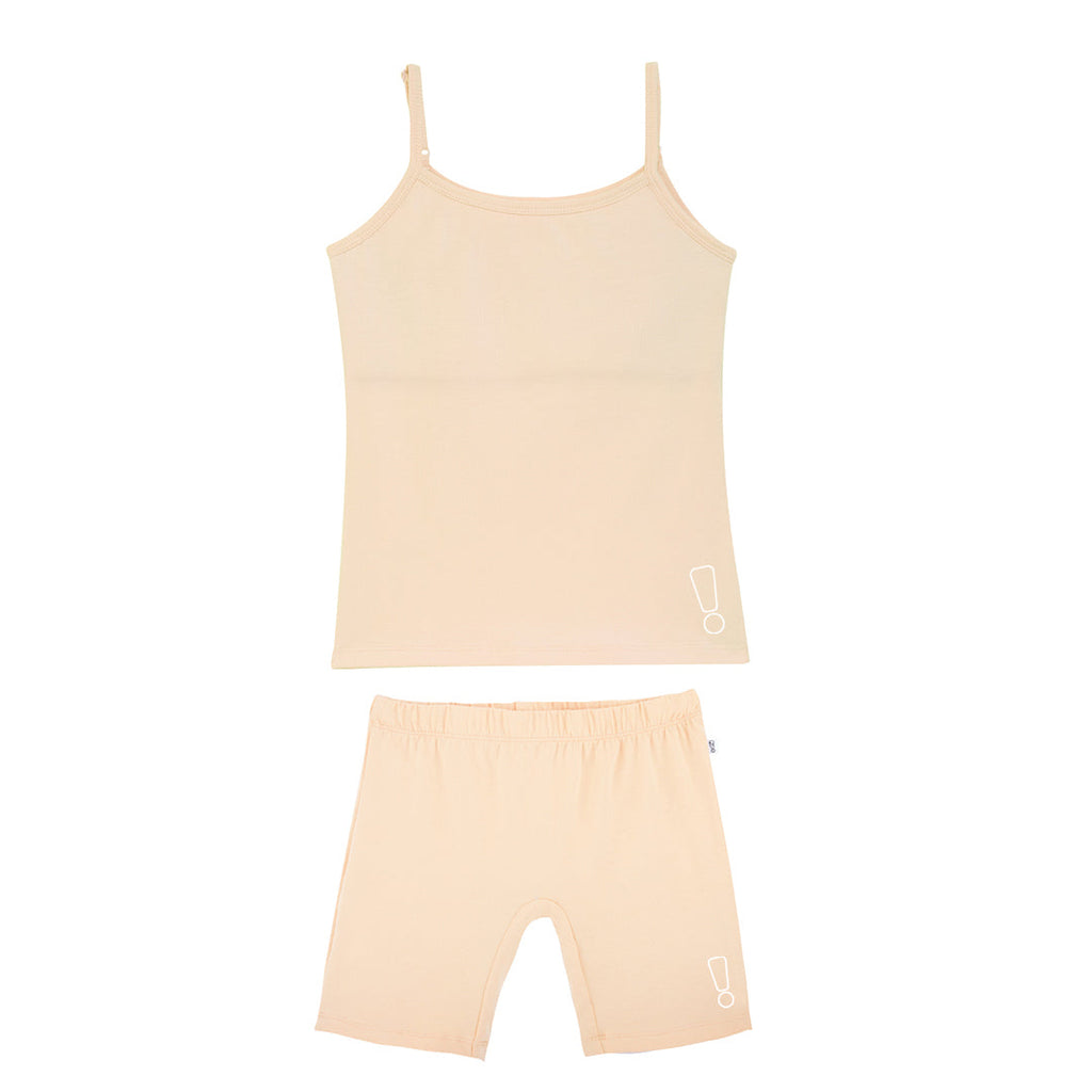 Skin Inner Shorts & cotton  Camisole Set