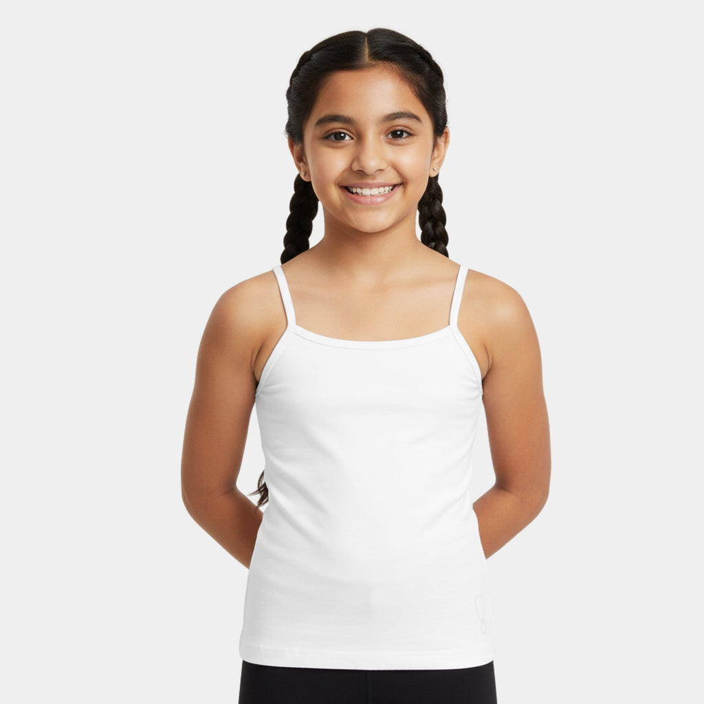 White cotton Camisoles