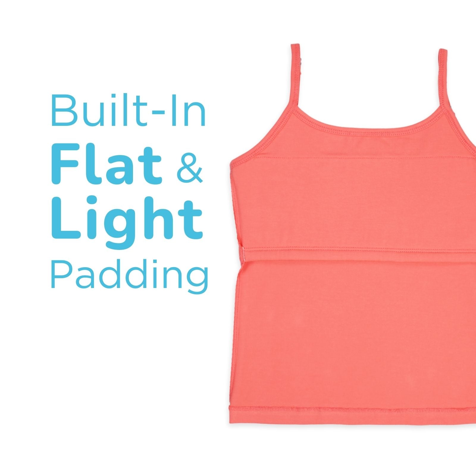 Coral Padded Camisole