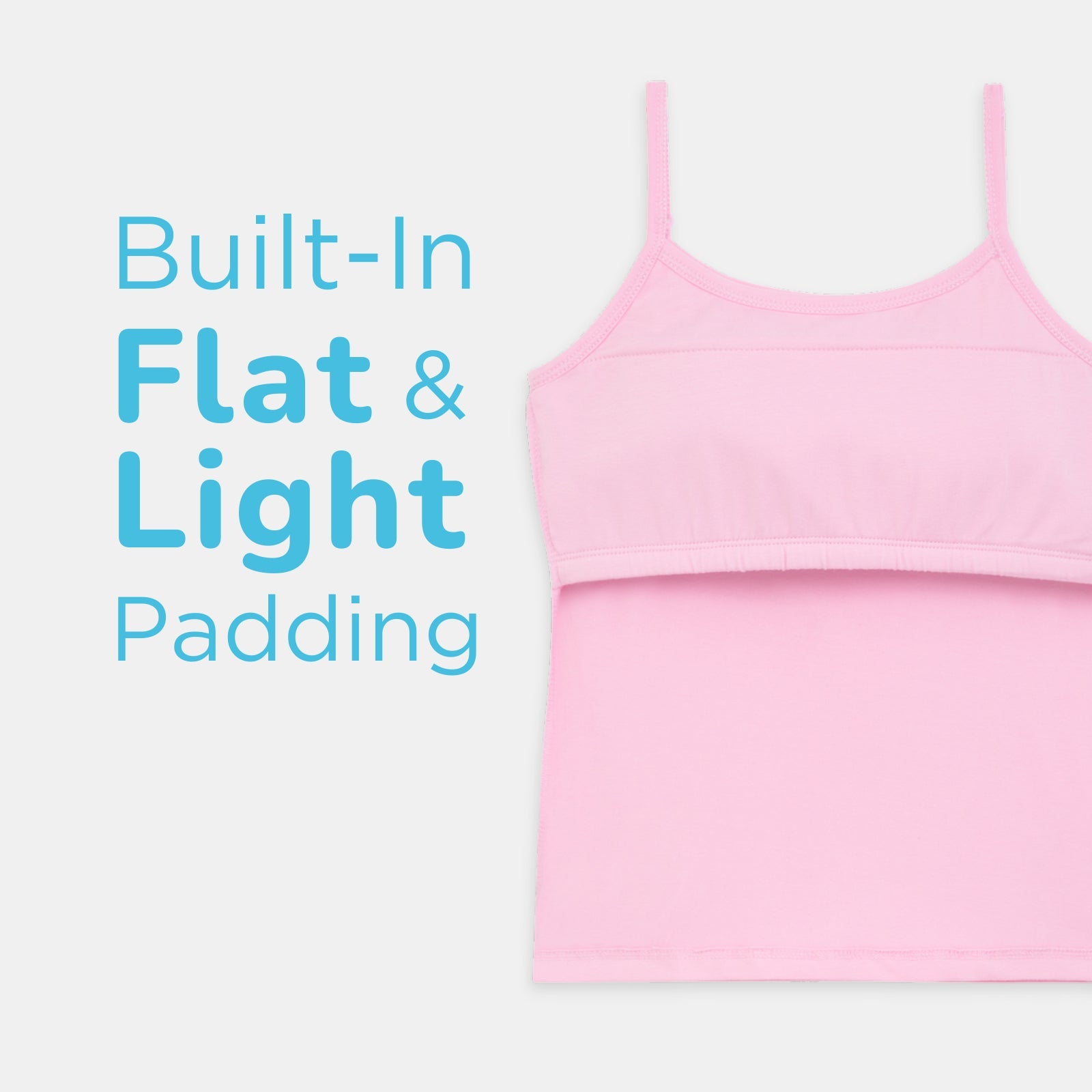 Pink, Black & White 3-Pack cotton  Camsioles
