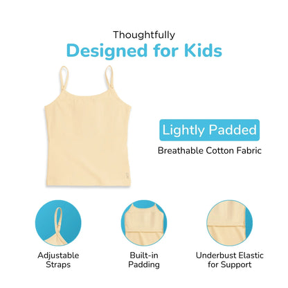 Padded Camisoles Black,White and Skin