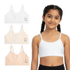 Smiley 3-Pack Training Bras