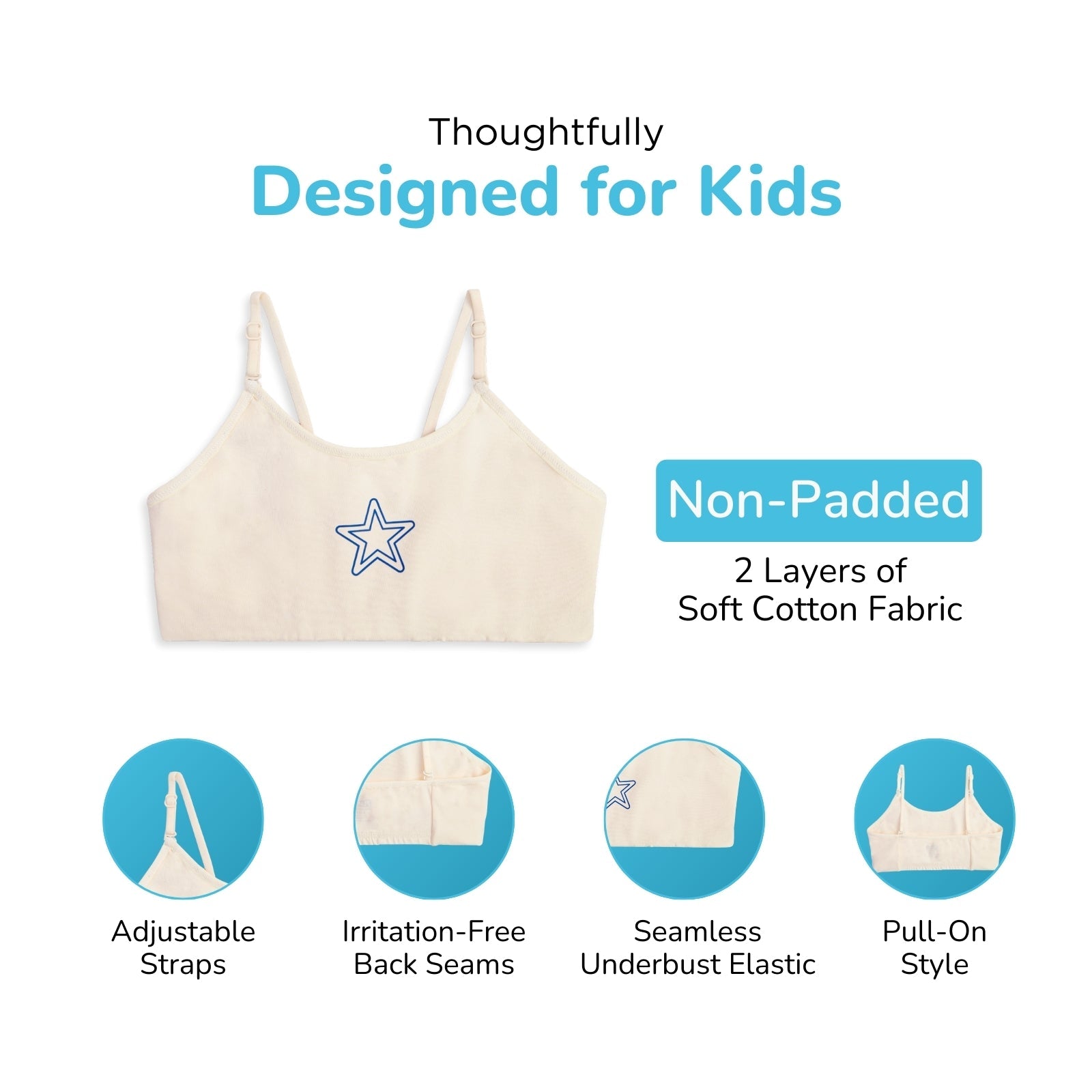 Starry 3-Pack Training Bras