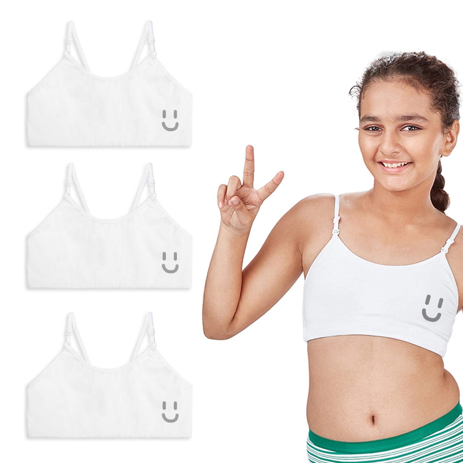 Uniform 3-Pack Training Bras