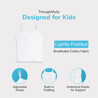 White padded camisole