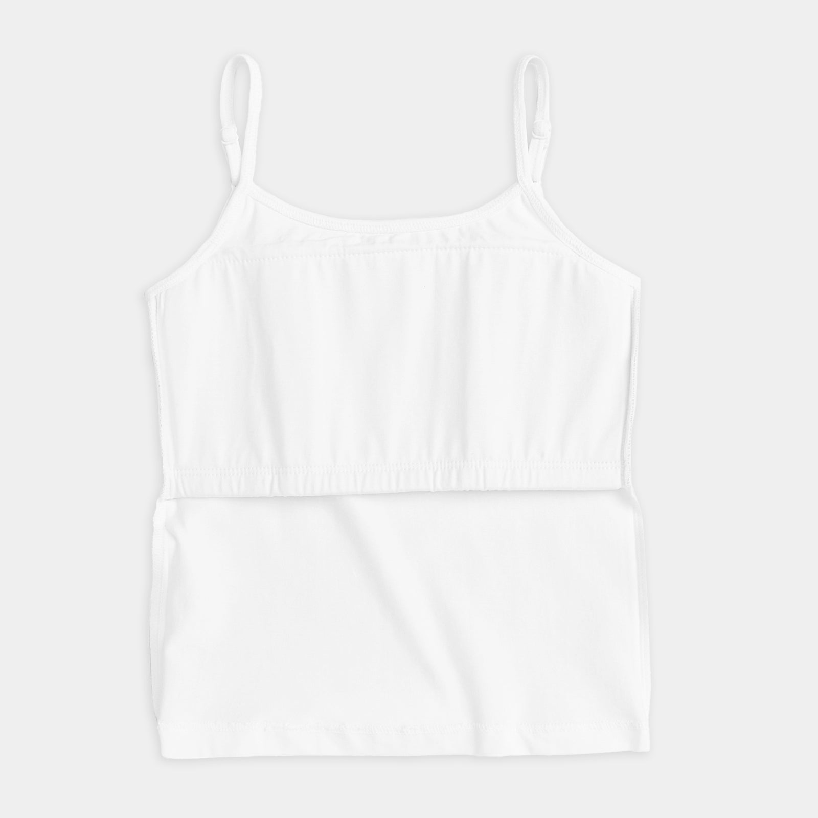 White, lavender & Bubblegum Pink 3-Pack Padded Camisoles