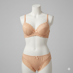 Midnight Bloom – Lace Bra & Panty Set